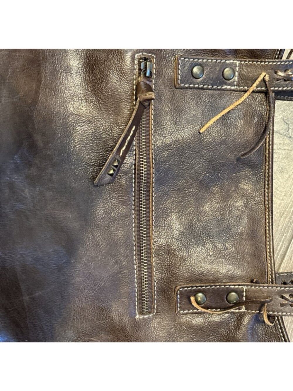 Bed Stu Custom Tote - similar to Rockaway and Stevie - Rich Brown - Picture 5 of 16